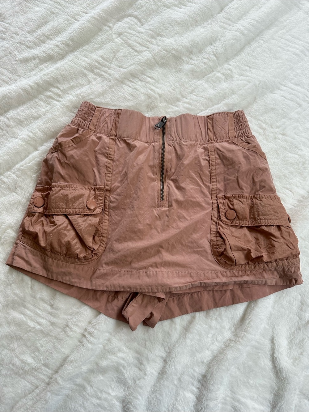 free people Utility Cargo Skort in Dusty Rose